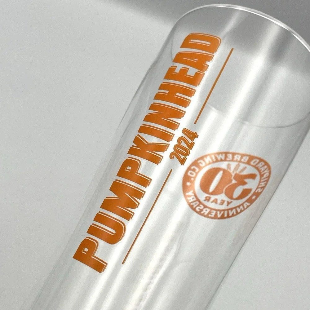 Shipyard Brewing Co 30 Year Anniversary Pumpkinhead 2024 Pint‎ Glass